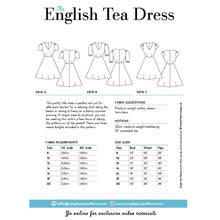 Simple Sew English Tea Dress Pattern