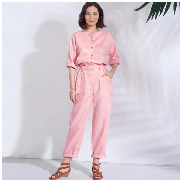 Simplicity S8907 Sewing Pattern Misses' Jumpsuit, Romper, Dresses, and Belt