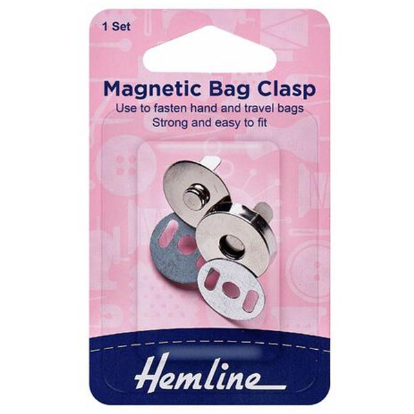 Hemline Magnetic Bag Closure 19mm