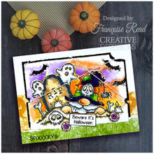 Woodware 8in x 8in Clear Stamp Set Halloween by Francoise Read 150gsm | 24 Sheets