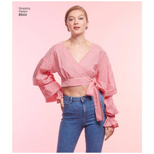 Simplicity 8644 Sewing Pattern Misses' Wrap Tops