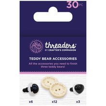 Threaders Teddy Bear Accessories Pack Set of 30 | Teddy Bear Template