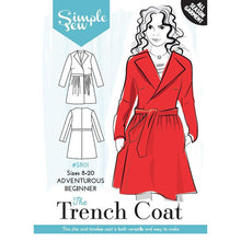 Simple Sew Trench Coat Pattern