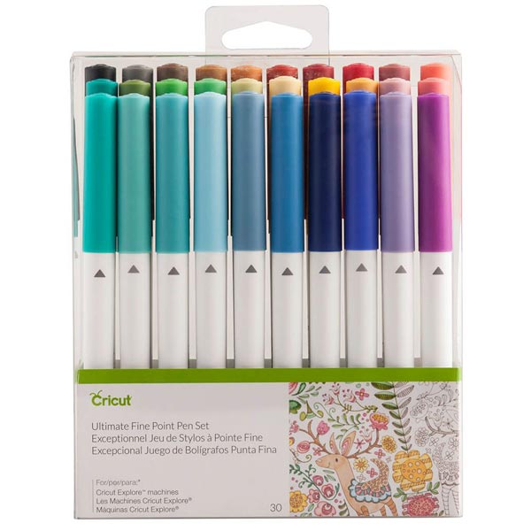 Cricut Explore/Maker Fine Point Pen Set Ultimate | Set of 30