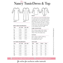 Simple Sew Nancy Tunic Dress & Top Pattern