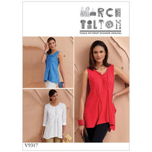 Vogue 9317 Sewing Pattern Misses' Top