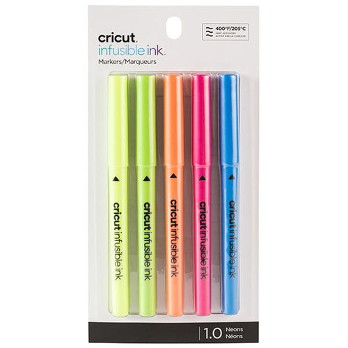 Cricut Infusible Ink Neons Marker Pen Set 1.0 | Set of 5