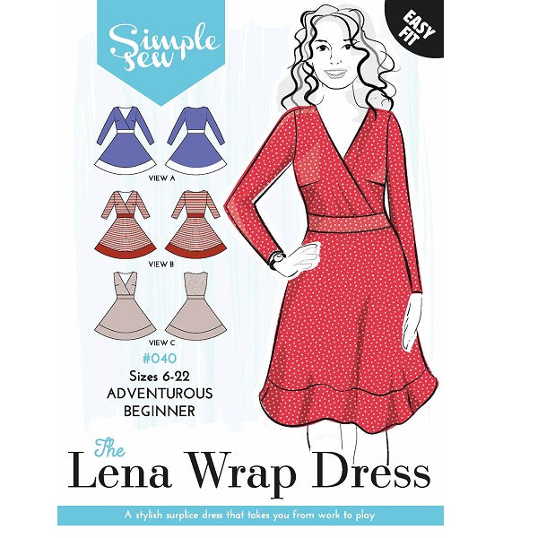 Simple Sew Lena Wrap Dress Pattern