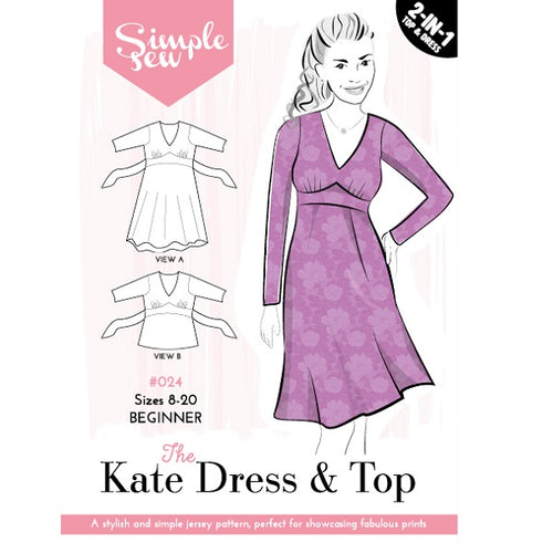 Simple Sew Kate Dress & Top Pattern