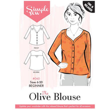 Simple Sew Olive Blouse Top Pattern