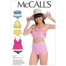 McCall's M7168 Sewing Pattern Misses' Swimsuits