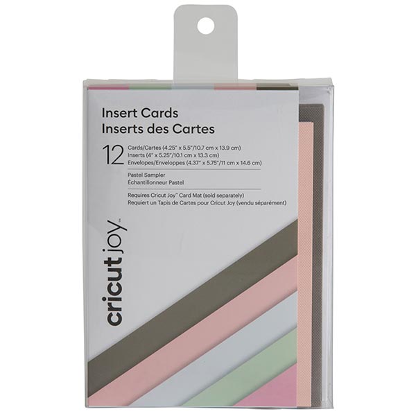 Cricut Joy Insert Cards Pastel | Set of 12