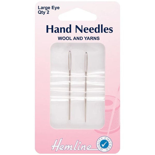Hemline Hand Sewing Needles Wool & Yarn | Set of 2