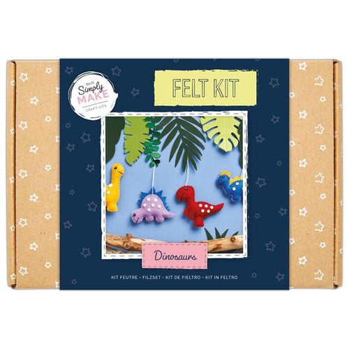 Simply Make Craft Kits Felt Kit Dinosaurs