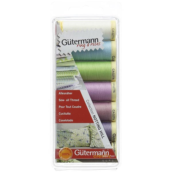 Gutermann Creativ Thread Set Sew-All Notting Hill 100mm | Set of 7