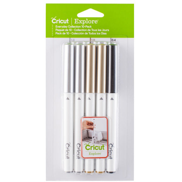 Cricut Explore Medium Point Pens in Multi Everyday Collection | Pack of 10