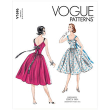 Vogue 1696 Sewing Pattern Misses' Dress Vintage 1954