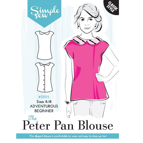 Simple Sew Peter Pan Blouse Top Pattern