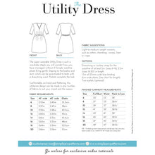 Simple Sew Utility Dress Pattern
