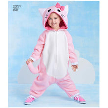 Simplicity 1032 Sewing Pattern Toddlers' Animal Costumes