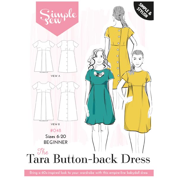 Simple Sew Tara Button-back Dress Pattern