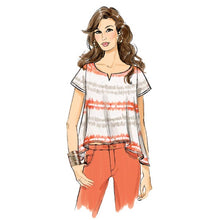 Butterick B6355 Sewing Pattern - Misses' Overlay, Cold Shoulder or Notch-Neck Tops