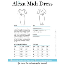 Simple Sew Alexa Midi Dress Pattern