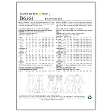 Butterick B6164 Sewing Pattern Misses' Dress