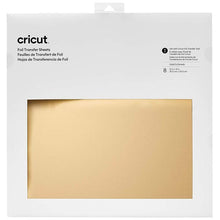 Cricut 12in x 12in Foil Transfer Sheets Gold | 8 Sheets