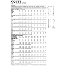 Simplicity S9133 Sewing Pattern - Misses' Tops