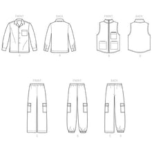 Simplicity S9201 Sewing Pattern Children's & Boys' Shirt, Vest & Pull-On Pants