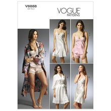 Vogue V8888 Sewing Pattern Misses' Robe, Slip, & Camisole