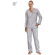 Simplicity 1021 Sewing Pattern Men's Classic Pyjamas & Robe