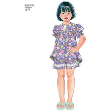 Simplicity 1571 Sewing Pattern Child's and Girl's Loungewear Separates