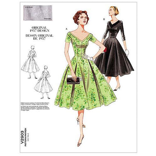 Vogue 2903 Sewing Pattern Misses' Dress