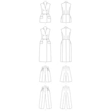 Vogue 1707 Sewing Pattern Misses' Vest, Shorts & Pants
