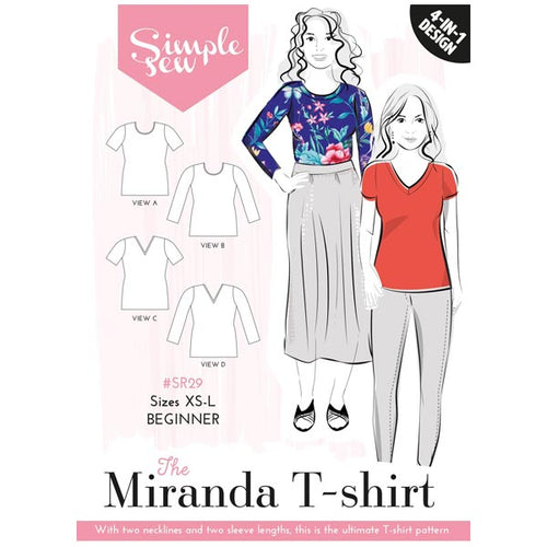 Simple Sew Miranda T-shirt Top Pattern