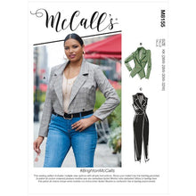 McCall's 8155 Sewing Pattern #BrightonMcCalls Misses' & Women's Jacket & Vest