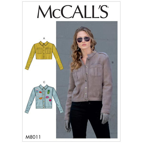 McCall's M8011 Sewing Pattern Misses' Jackets