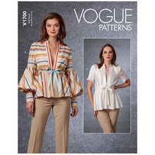 Vogue V1700 Sewing Pattern Misses' Top