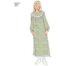 Simplicity 1571 Sewing Pattern Child's and Girl's Loungewear Separates