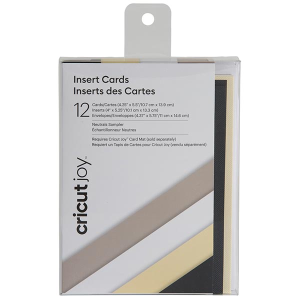 Cricut Joy Insert Cards Neutrals | Set of 12